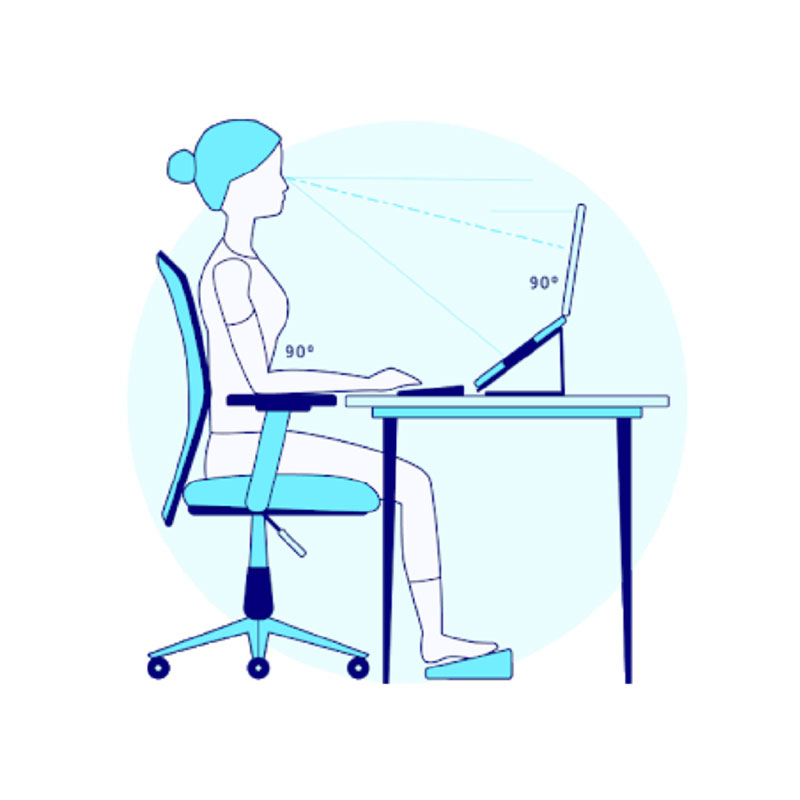Advice for e-working using laptops