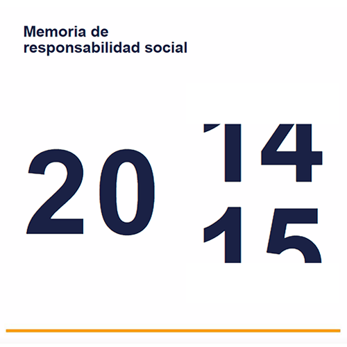 Memòria de responsabilitat social 2014-2015