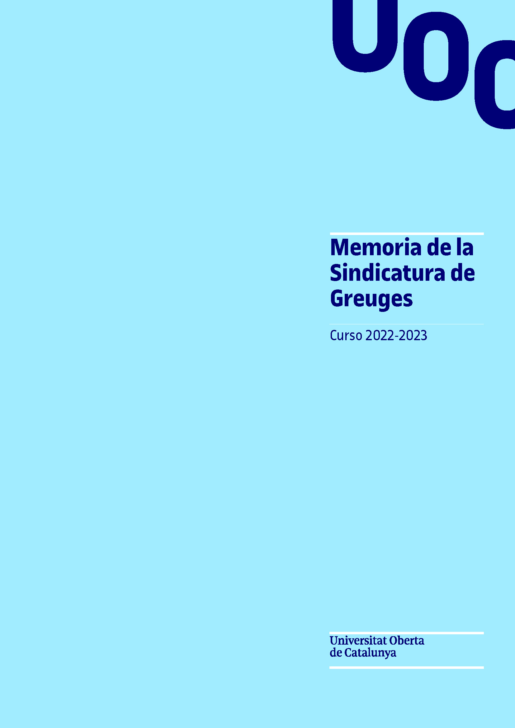 Memoria de la <i>Sindicatura de Greuges</i> 2022-2023